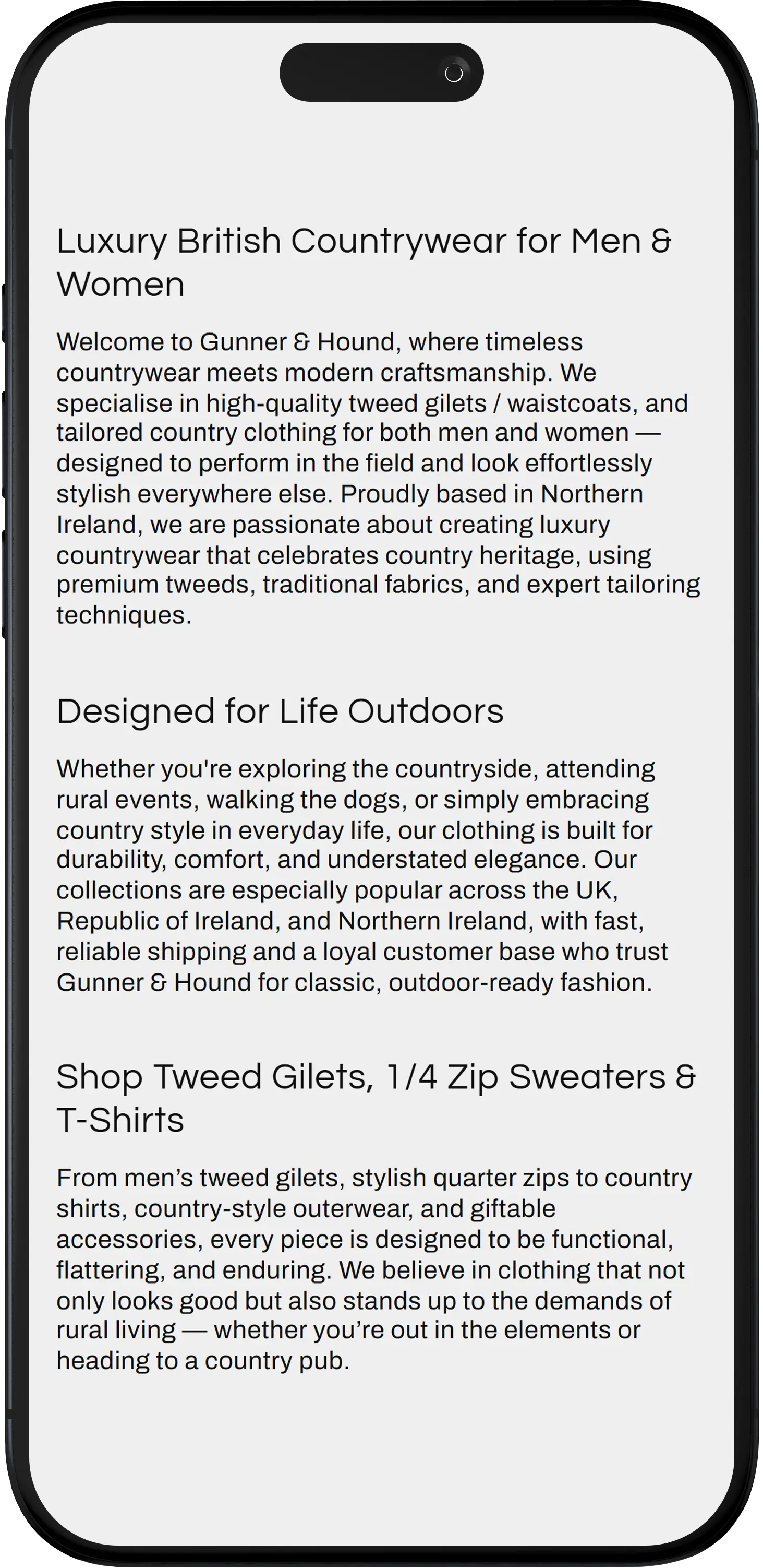 Gunner & Hound Mobile - Women's Tweed Gilet