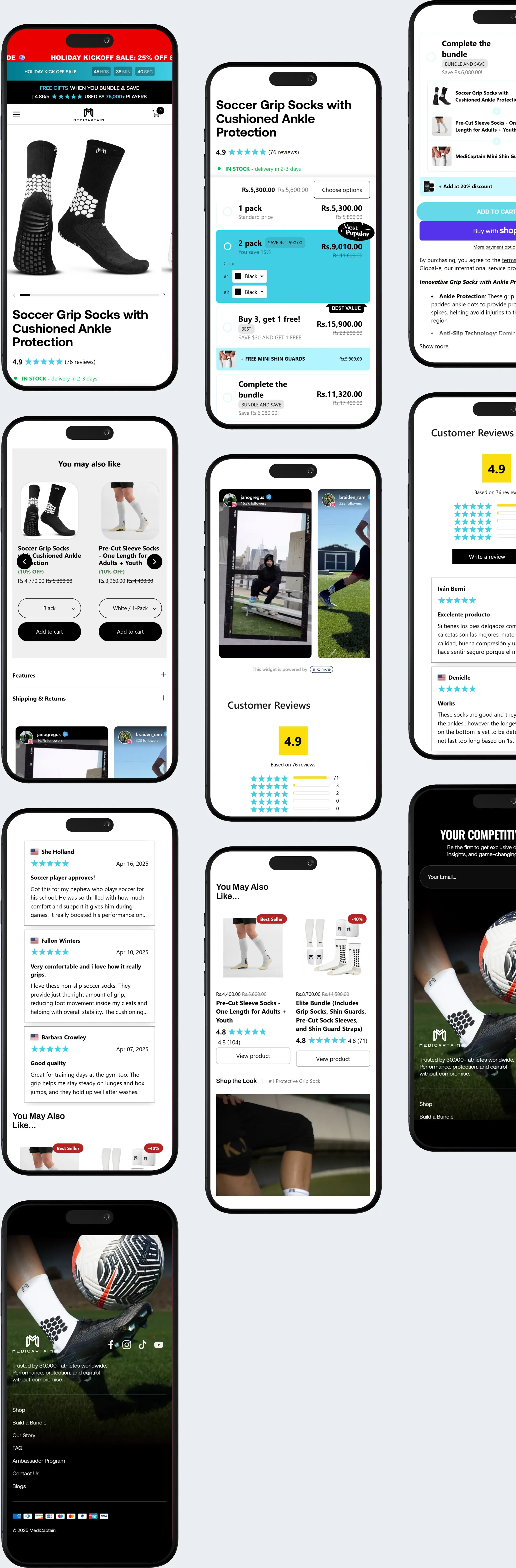 MediCaptain Product Page - Mobile
